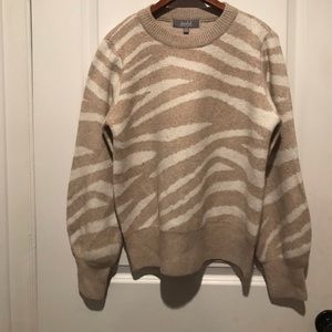 Trendy Zebra print  sweater